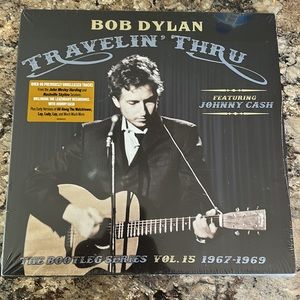 Brand new Bob Dylan travelin through Vinyl record set,  featuring Johnny cash.
